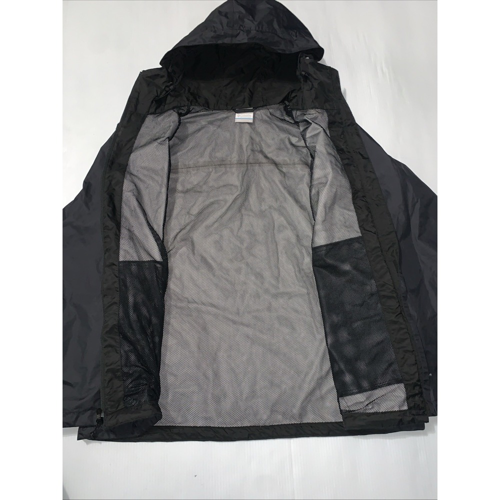 Columbia Women's Arcadia II Jacket Black Size XL Waterproof Rain Coat Omni Tech - Picture 11 of 15